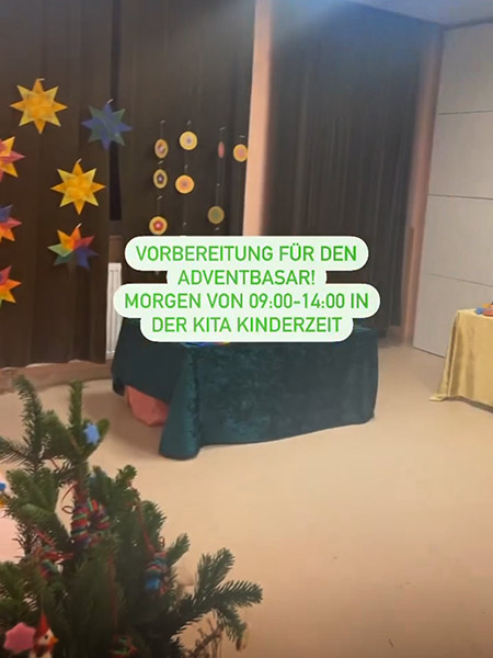 KinderZeit Adventsbasar